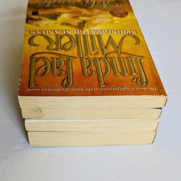 Linda Lael Miller Romance Books Sonnet Set Lot 4 VTG Paperback Small - Picture 4 of 6